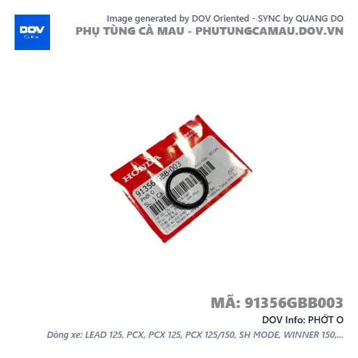 PHỚT O  — 91356GBB003