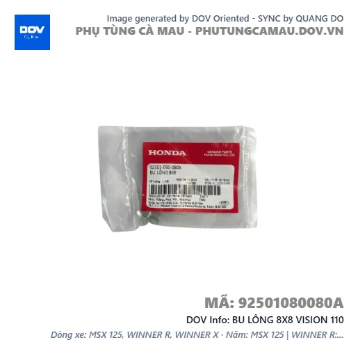 BU LÔNG 8X8 VISION 110 — 92501080080A
