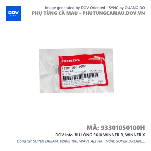 BU LÔNG 5X10 WINNER R, WINNER X — 93301050100H