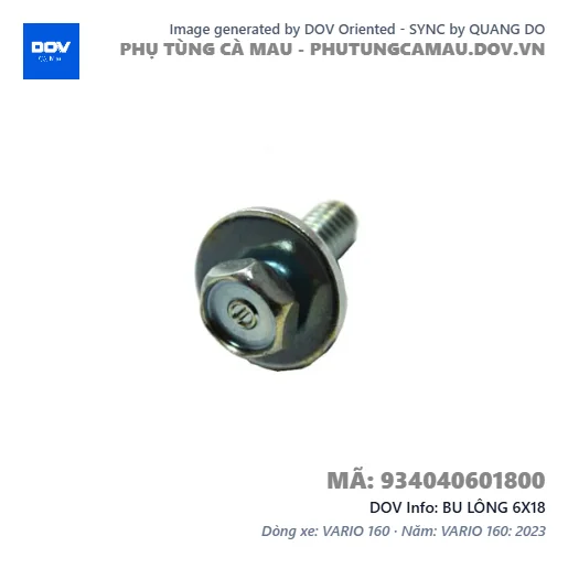 BU LÔNG 6X18 — 934040601800