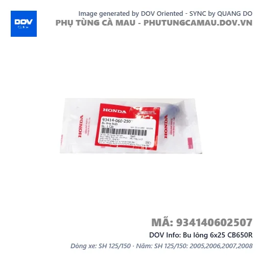 Bu lông 6x25 CB650R — 934140602507
