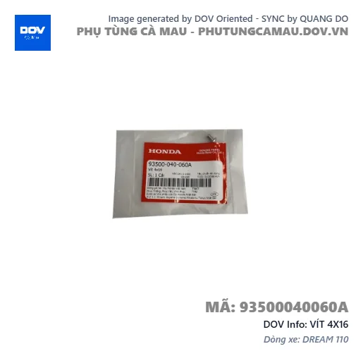 VÍT 4X16  — 93500040060A