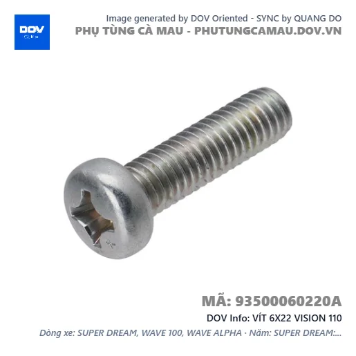VÍT 6X22 VISION 110 — 93500060220A