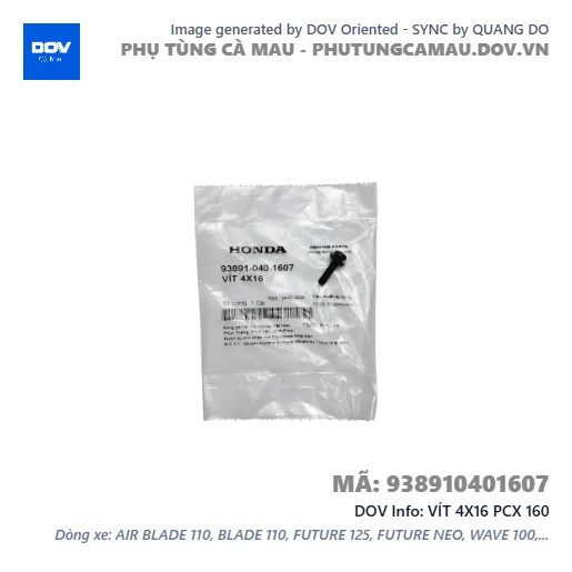VÍT 4X16 PCX 160 — 938910401607