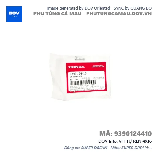 VÍT TỰ REN 4X16 — 9390124410