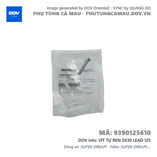VÍT TỰ REN 5X30 LEAD 125 — 9390125610