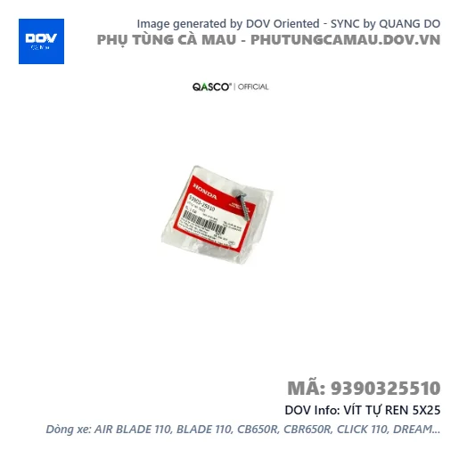 VÍT TỰ REN 5X25  — 9390325510