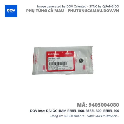 ĐAI ỐC 4MM REBEL 1100, REBEL 300, REBEL 500 — 9405004080