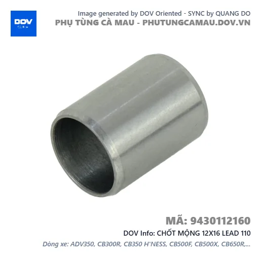 CHỐT MỘNG 12X16 LEAD 110 — 9430112160