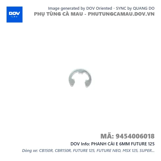 PHANH CÀI E 6MM FUTURE 125 — 9454006018