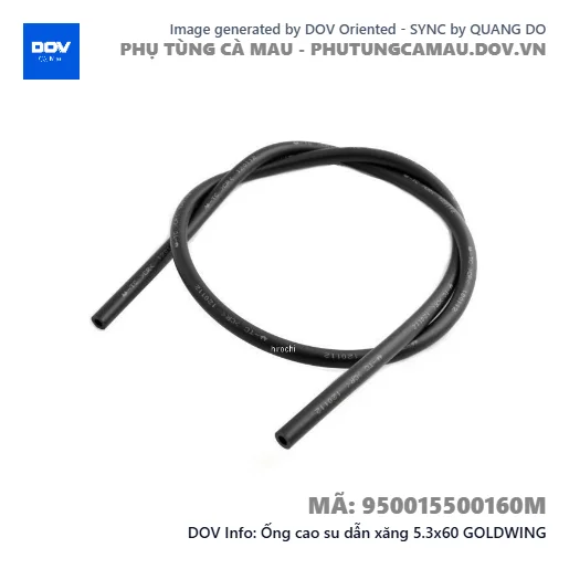 Ống cao su dẫn xăng 5.3x60 GOLDWING — 950015500160M