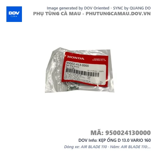 KẸP ỐNG D 13.0 VARIO 160 — 950024130000