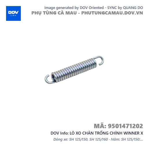 LÒ XO CHÂN TRỐNG CHÍNH WINNER X — 9501471202