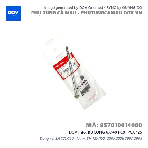 BU LÔNG 6X140 PCX, PCX 125 — 957010614000