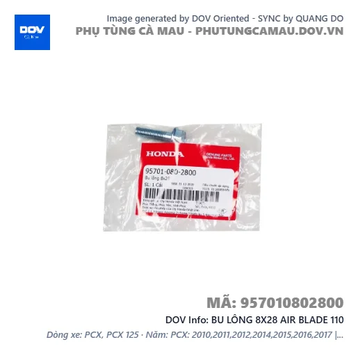 BU LÔNG 8X28 AIR BLADE 110 — 957010802800