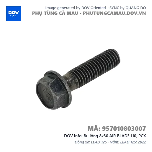 Bu lông 8x30 AIR BLADE 110, PCX — 957010803007