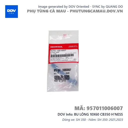 BU LÔNG 10X60 CB350 H'NESS — 957011006007