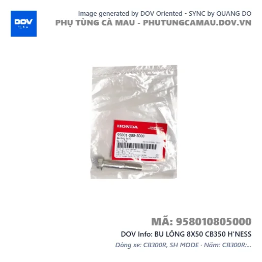 BU LÔNG 8X50 CB350 H'NESS — 958010805000