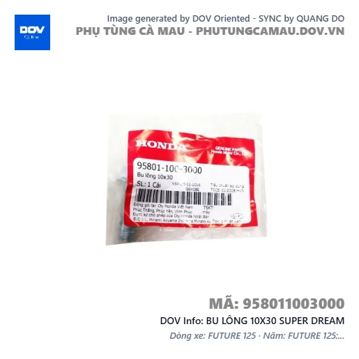 BU LÔNG 10X30 SUPER DREAM — 958011003000