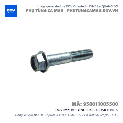 BU LÔNG 10X55 CB350 H'NESS — 958011005500
