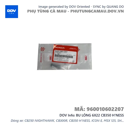 BU LÔNG 6X22 CB350 H'NESS — 960010602207
