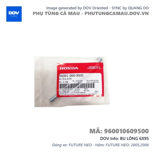 BU LÔNG 6X95 — 960010609500