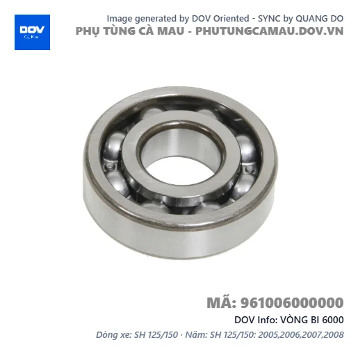 VÒNG BI 6000 — 961006000000