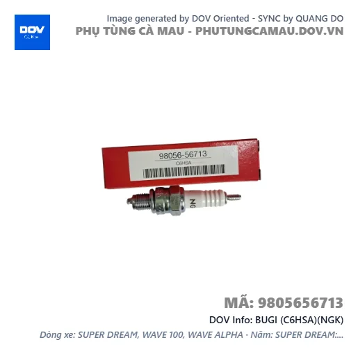 BUGI (C6HSA)(NGK) — 9805656713