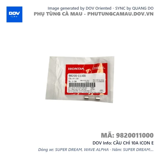 CẦU CHÌ 10A ICON E — 9820011000