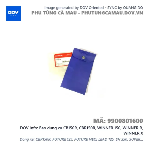 Bao dụng cụ CB150R, CBR150R, WINNER 150, WINNER R, WINNER X — 9900801600