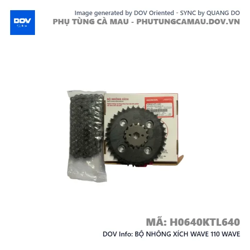 BỘ NHÔNG XÍCH WAVE 110 WAVE — H0640KTL640
