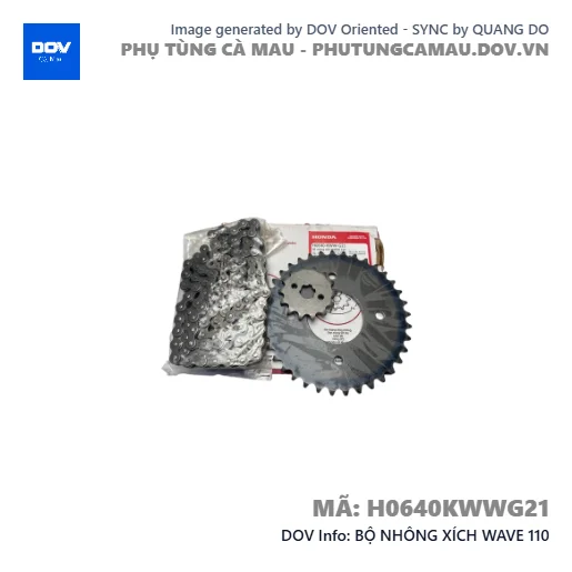 BỘ NHÔNG XÍCH WAVE 110 — H0640KWWG21