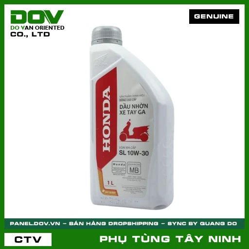CHAI NHỚT ĐỘNG CƠ XE GA SL-MB 10W-30 1L — 082322MBK1LVD