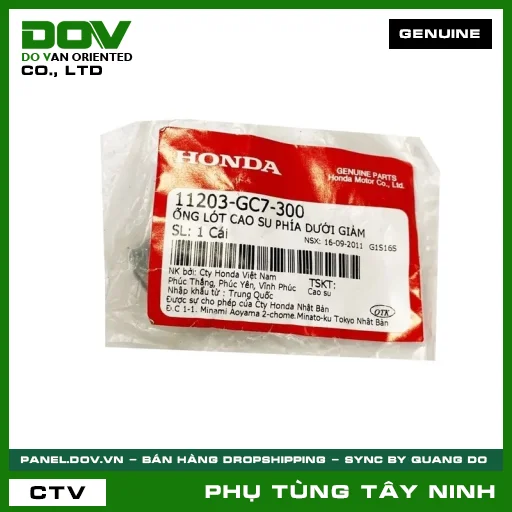 ỐNG LÓT CAO SU PHÍA DƯỚI GIẢM — 11203GC7300