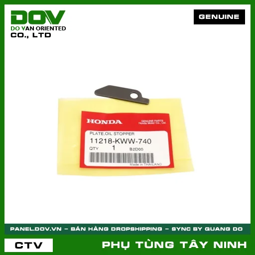 TẤM HÃM PHỚT THÂN MÁY TRÁI — 11218KWW740