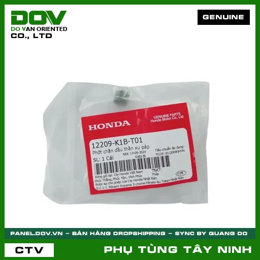 PHỚT CHẶN NHỚT THÂN XU PÁP — 12209K1BT01