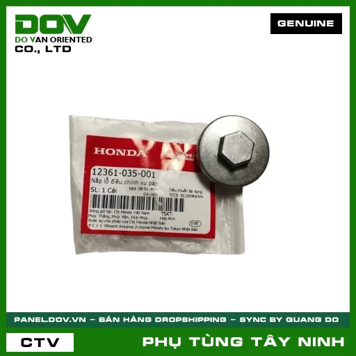 NẮP LỖ ĐIỀU CHỈNH XU PÁP — 12361035001