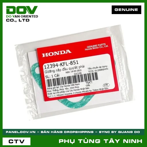 GIOĂNG NẮP ĐẦU QUYLÁT PHẢI — 12394KFL851