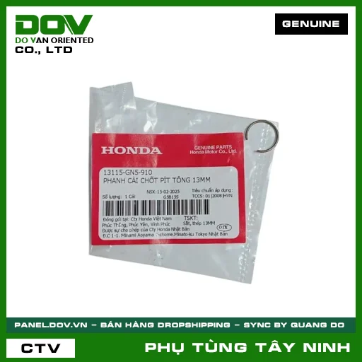 PHANH CÀI CHỐT PÍT TÔNG 13MM — 13115GN5910