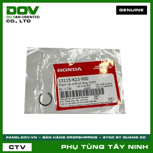 PHANH CÀI CHỐT PÍT TÔNG 12MM — 13115K23900