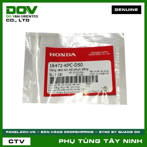 VÒNG ĐÊM KÍN BỘ PHUN XĂNG — 16472KPCD50