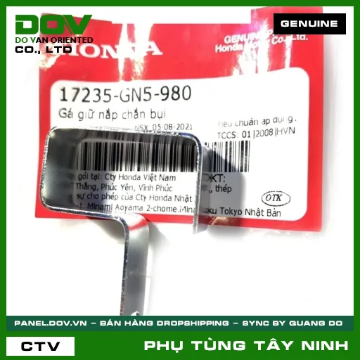 GÁ GIỮ NẮP CHẮN BỤI — 17235GN5980