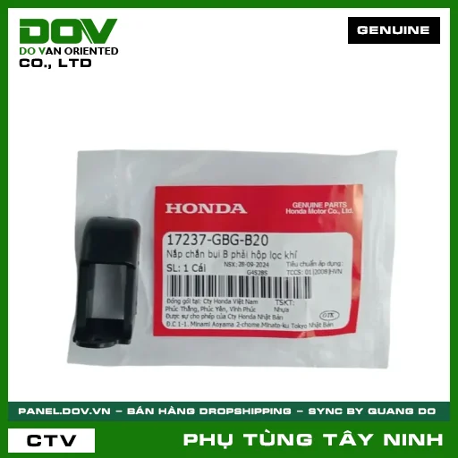 NẮP CHẮN BỤI B PHẢI HỘP LỌC GIÓ — 17237GBGB20