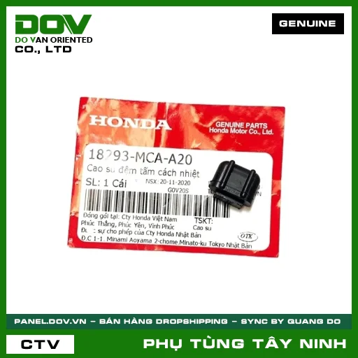 CAO SU ĐỆM TẤM CÁCH NHIỆT — 18293MCAA20