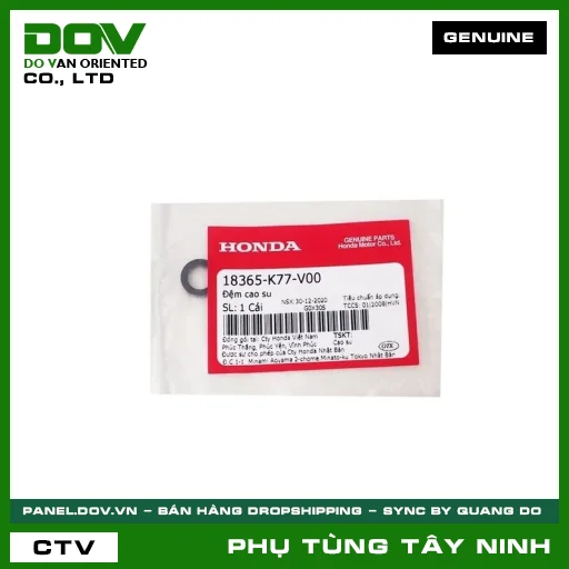 ĐỆM CAO SU — 18365K77V00