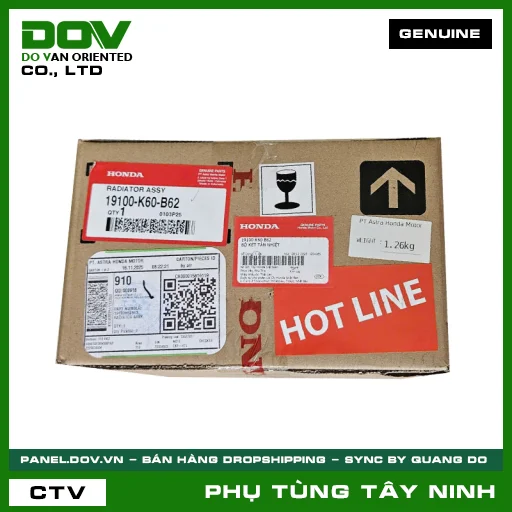 BỘ KÉT TẢN NHIỆT — 19100K60B62