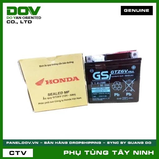 BÌNH ẮC QUY GTZ6V — 31500K01901