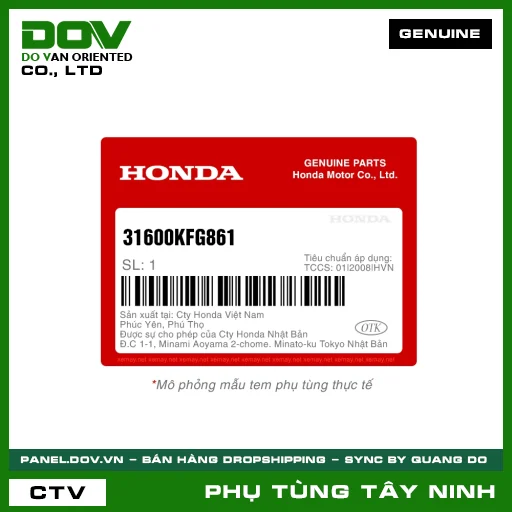 TIẾT CHẾ CHỈNH LƯU — 31600KFG861