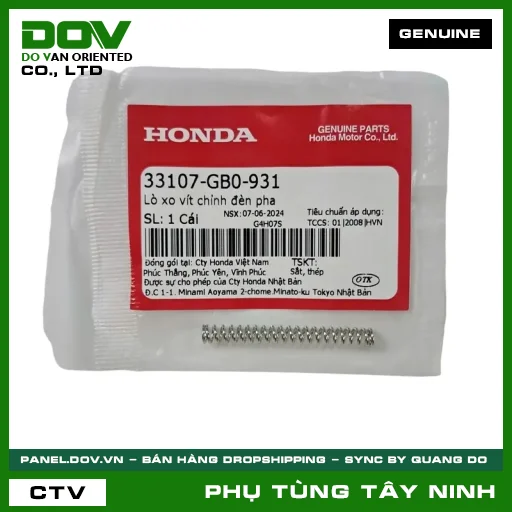LÒ XO VÍT CHỈNH ĐÈN PHA — 33107GB0931
