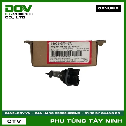 BÓNG ĐÈN PHA HS5 12V 35/30W — 34901GFM971